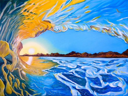 Golden Waves - Limited Edition Print