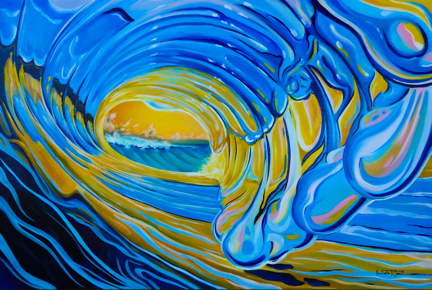 Retrospective Crashing Wave - Limited Edition Print