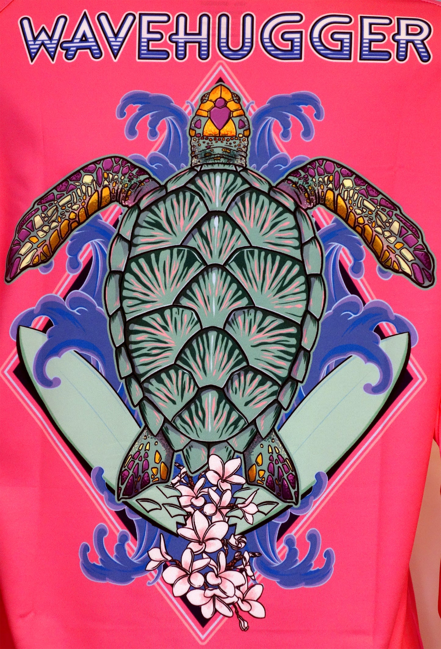Turtles and Surf Long Sleeve Performance Shirt
