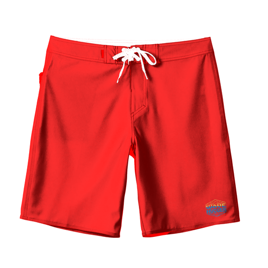 Red Surf Shorts