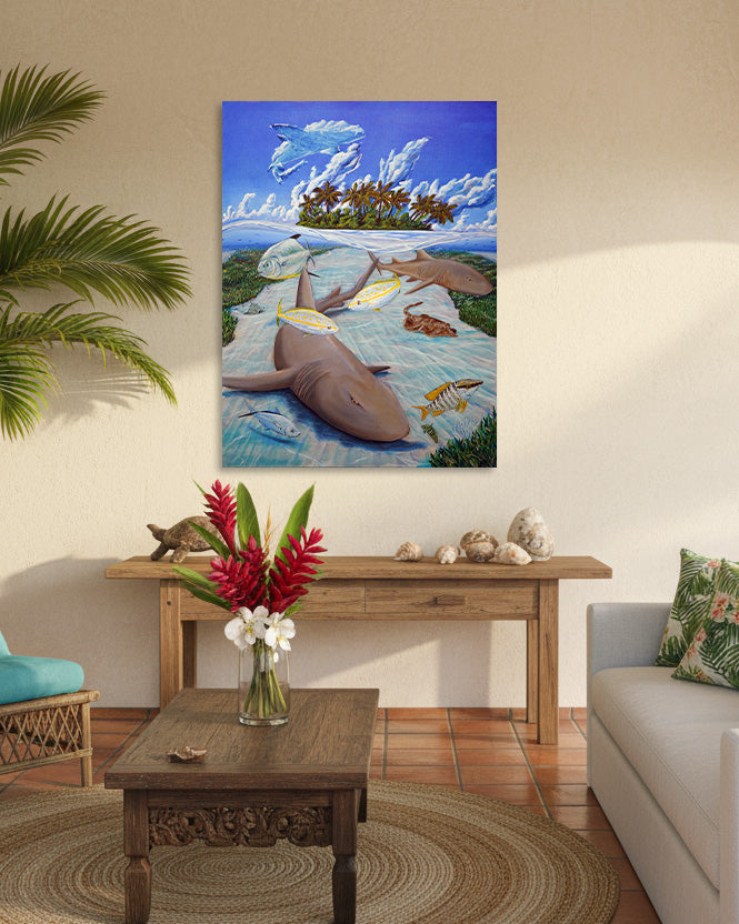 Shark Alley - Limited Edition Print