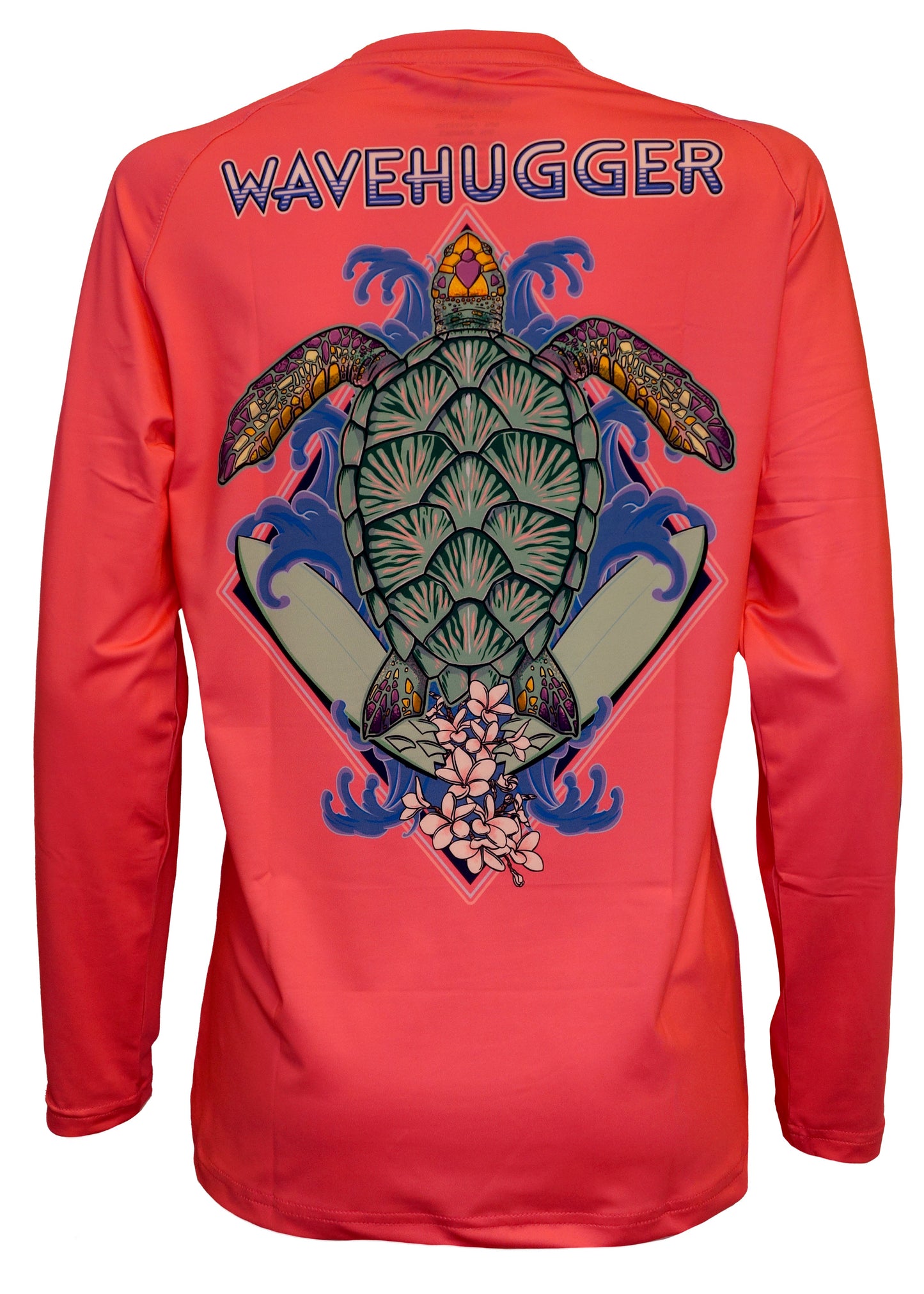 Turtles and Surf Long Sleeve Performance Shirt