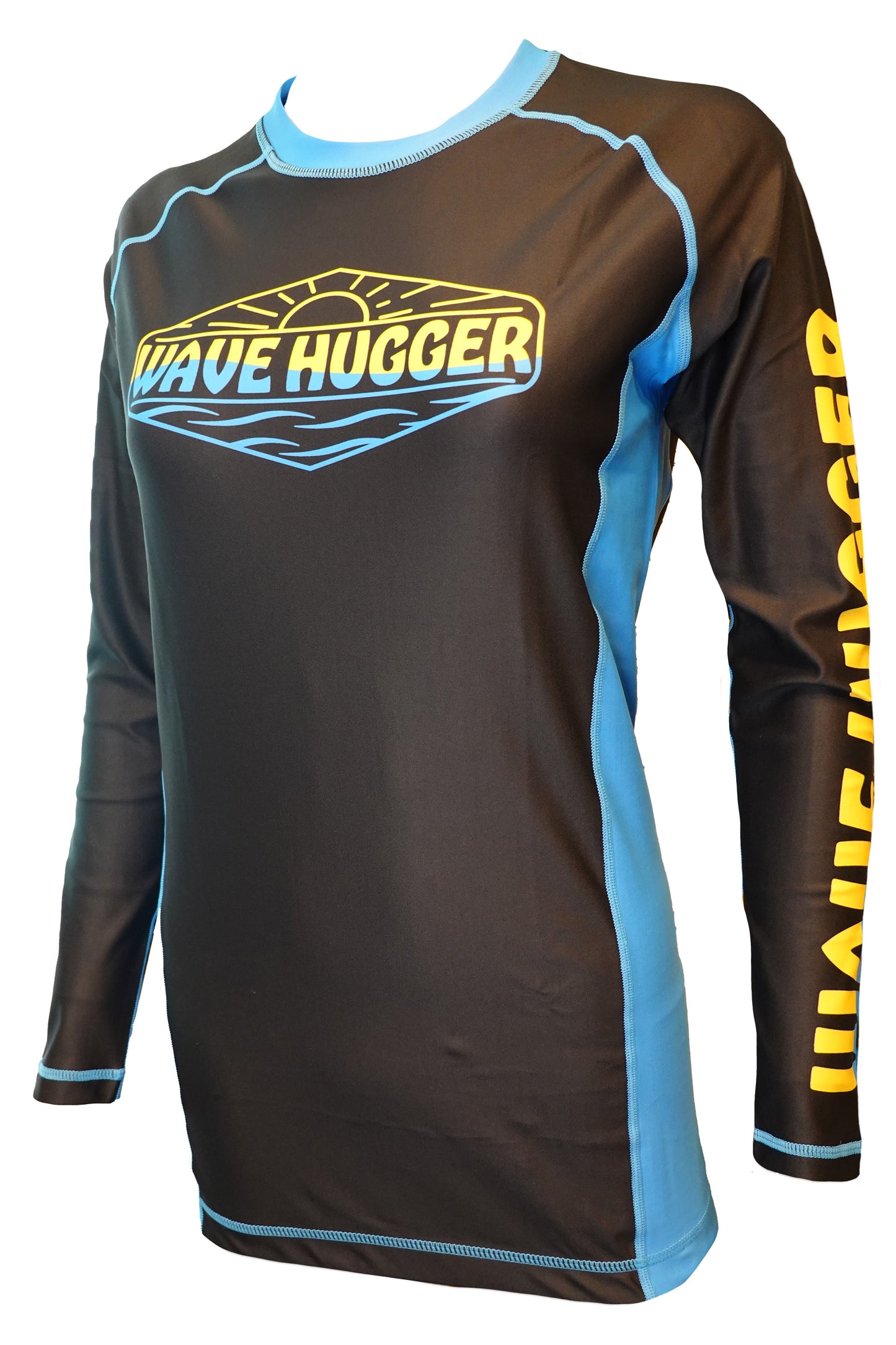 Wave Hugger Blue Long Sleeve Rash Guard