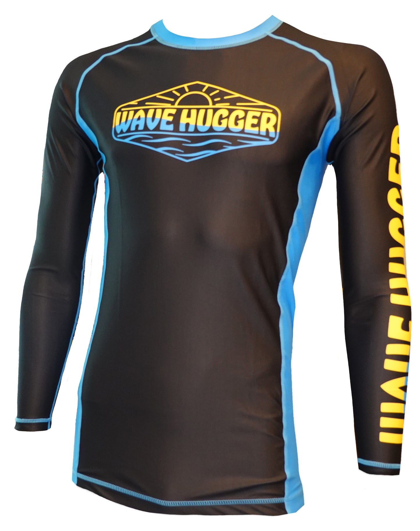 Wave Hugger Blue Long Sleeve Rash Guard