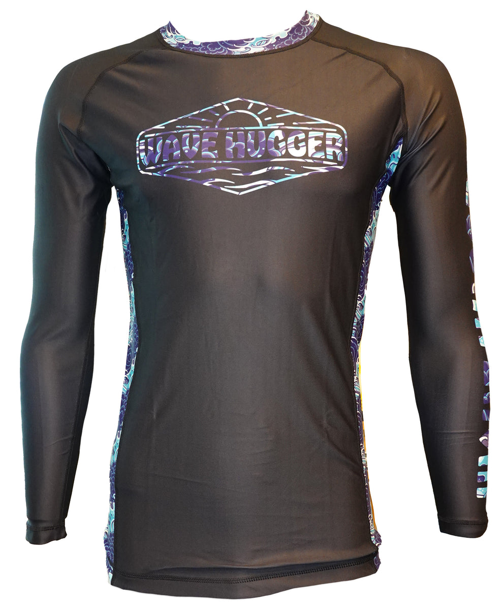 Wave Hugger Japanese Wave Long Sleeve Rash Guard – Wave Hugger ...