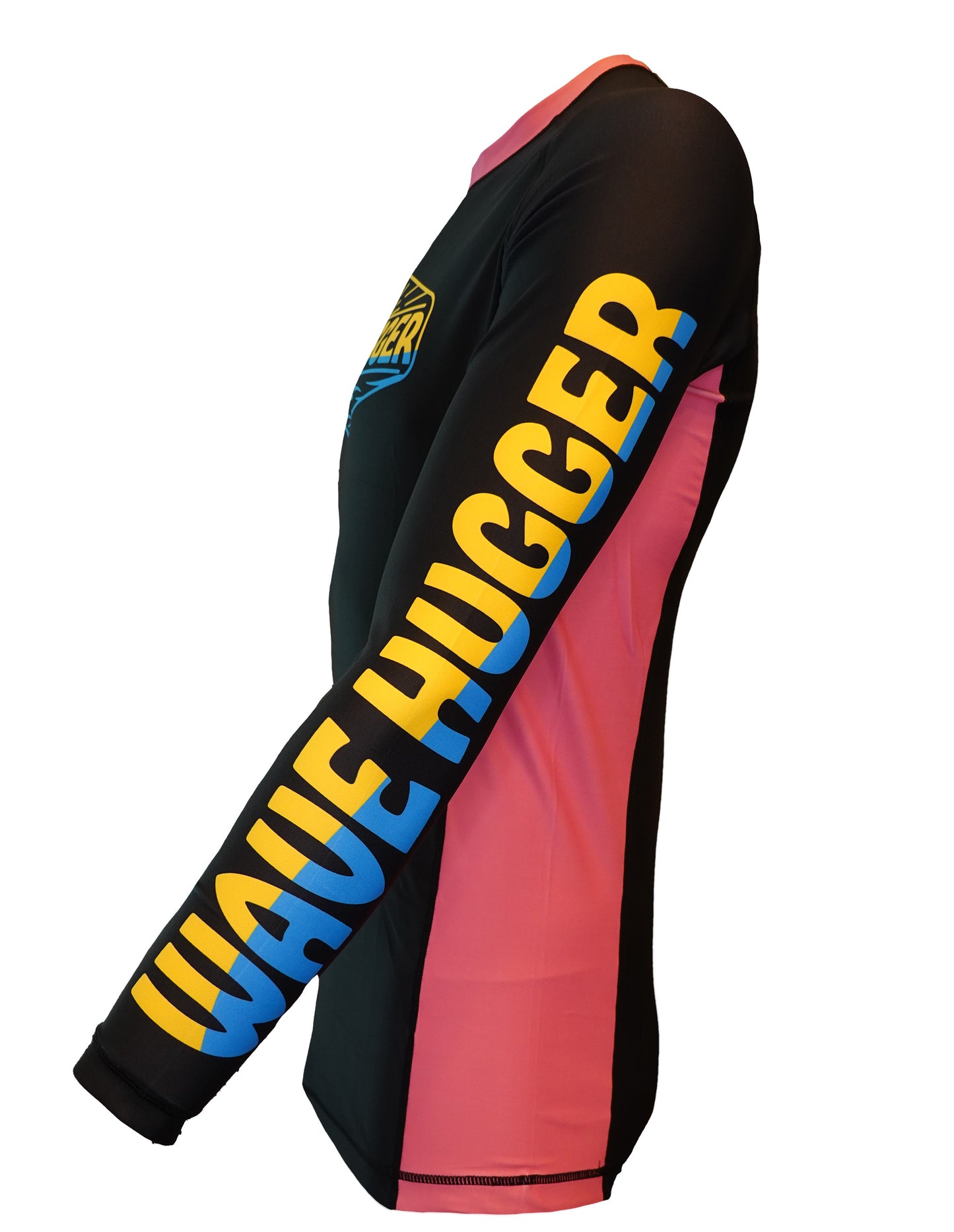 Wave Hugger Pink Long Sleeve Rash Guard